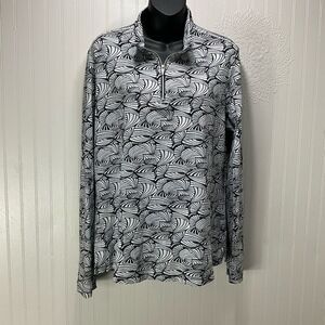 NIVO Golf 1/4 Zip Long Sleeve Shirt